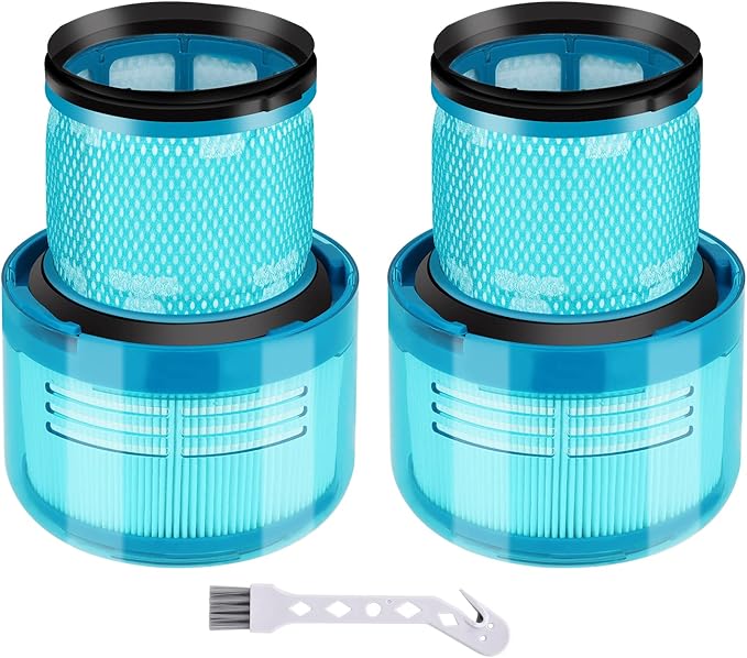 2 Pack Filter Replacement for Dyson V15 Detect, V15 Detect Absolute, V15 Submarine, V15 Detect, V11 Animal Vacuum Cleaner,Replaces Part No. 970013-02