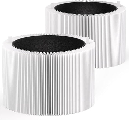 2 Pack Blue Pure 211i Max Filter Replacement Compatible with Blue Pure 211i Max Air Puri-fier, Activated Carbon Filters, Replacement Part #F2MAX