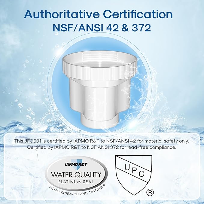 ICEPURE Replacement Filter for Water Pitchers, Compatible with Epic Pure Water Pitcher, Removes 99% Chlorine, Fluoride, PFOA/PFOS, Lead, and Heavy Metals. Up to 150 Gallons, 2PACK