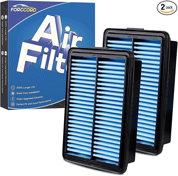 2-Pack Engine Air Filter Fits for 2020-17 Hyundai Elantra, 2023-18 Kona, 2020-18 Elantra GT, 2021-19 Veloster, 2024-19 Kia Forte, 2026-20 Kia Soul Replacement 28113-F2 Car Accessories