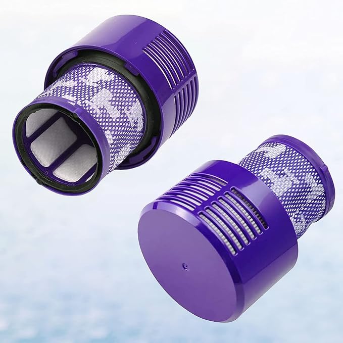 4 Pack V10 Filters Replacement Parts Compatible with Dyson V10 Cyclone Series, Cyclone V10 Absolute, Cyclone V10 Animal, V10 Total Clean, SV12, Replace Part No. 969082-01