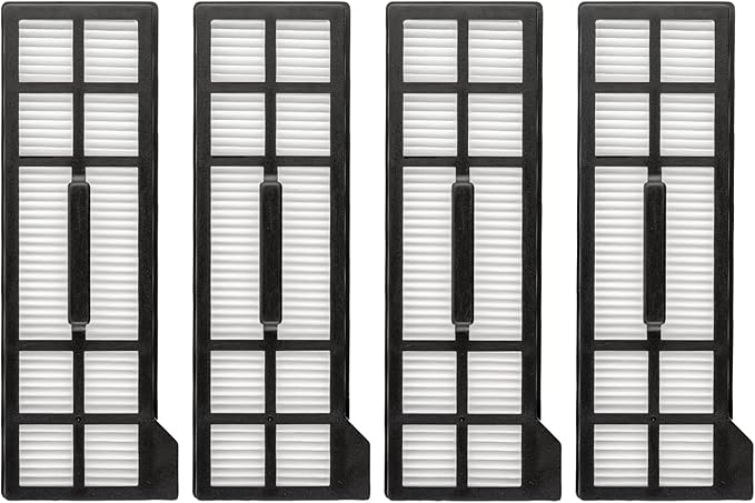 (4 Pieces) X10 Pro Omni Replacement HEPA Filter Compatible with Eufy X10 Pro Omni Robot Vacuum Cleaners, Replacement Parts Filters, 4 Filters