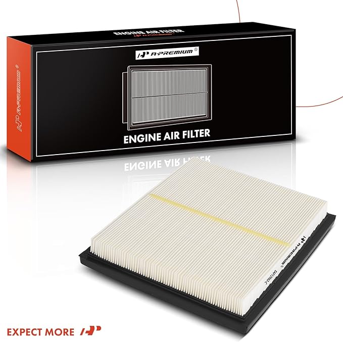 A-Premium 2-PC Engine Air Filter Compatible with Toyota Tundra 2022-2023, Sequoia 2023, 3.4L, Replace# 17801-F4010, 17801F4010