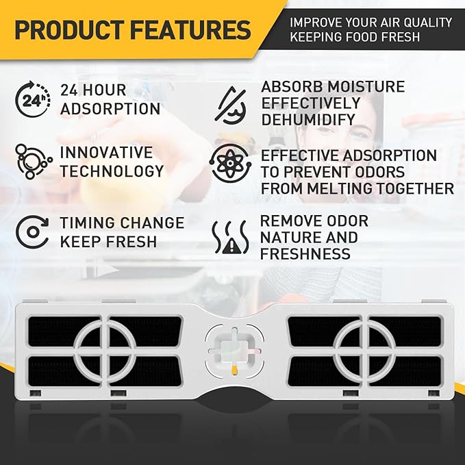 FRGPAAF2 Air Filter Compatible with Frigidaire - Replacement Filter for Frigidaire Air Conditioners & Refrigerators - PureAir AF-2