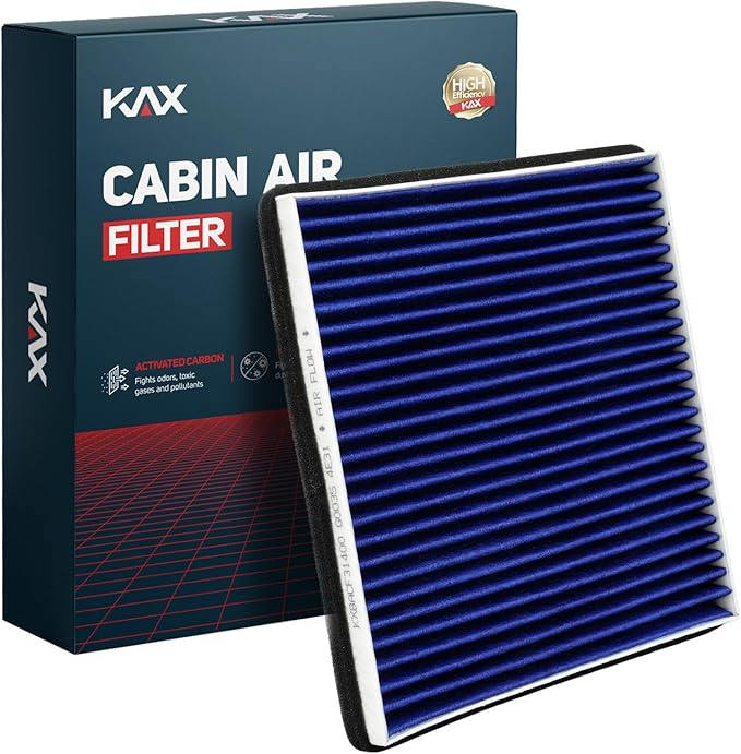 KAX Premium Cabin Air Filter with Dual Active Carbon, CF9846A Replacement for Toyota 4Runner, Prius, Sienna, Outback, FJ Cruiser, Legacy, Endeavor, Celica, Galant, Tribeca Strong Adsorption