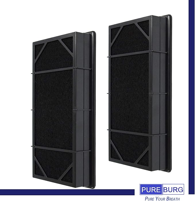 PUREBURG Replacement Filter Compatible with Honeywell HRF-C1/2 and HRF-B1/2 Fits HHT-011/080/081/085/090/140/145 Holmes HAP240/243/2404/2400/412/422/424/242, 2-Pack