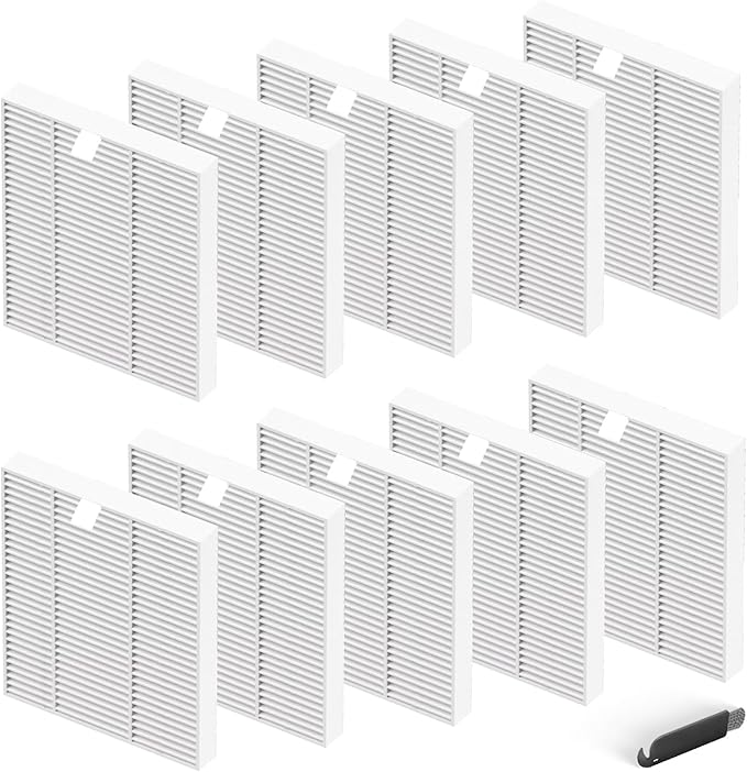 10-Pack HEPA Replacement Filters for iRobot Roomba Robot Vacuum, Compatible with 104 Vac, 105 Vac, 105 Combo, Vac Essential, Combo Essential, Q0120, Q0110, Q0520, Y0140, Y0110, Y01120, Y051020
