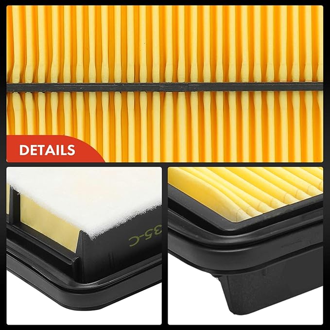 A-Premium Engine Air Filter Compatible with Nissan Versa 2020-2024, Kicks 2017-2024, 1.6L, Replace# 165465RF0A