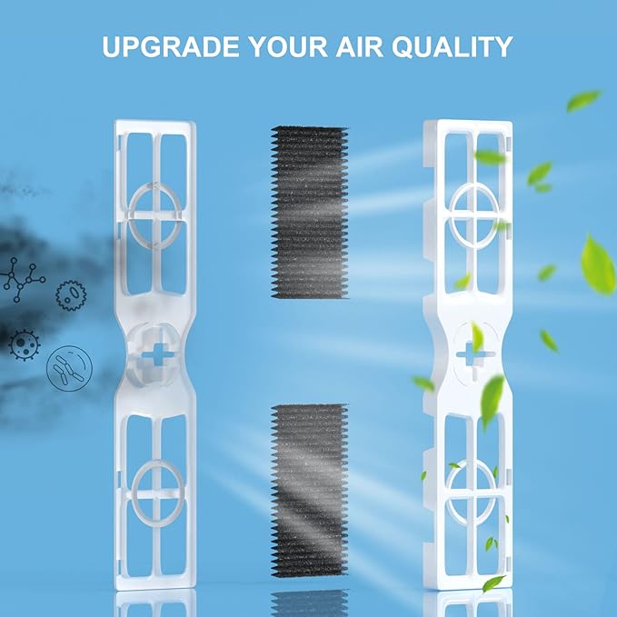 Ontheone 4-Pack FRGPAAF2 PureAir AF-2 Air Filters Replacement Compatible with Frigidaire FRGPAAF2 PureAir AF-2 Air Filter, FRFC2323AS, FRFC232LAF, FRFC233LAF, FRFG2323AF, FRFN2823AS Filter for Air
