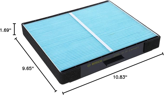 BOSCH 6067C HEPA Cabin Air Filter - Compatible with Select Hyundai Elantra, Entourage, Tiburon; Kia Sedona