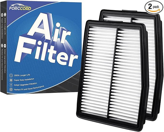 2-Pack Engine Air Filter (Hybrid Only) Fits for Sorento 1.6L,KIA Sportage1.6L,Hyundai Tucson 1.6L, Sonata 2.0L, Santa Fe 1.6L Air Filter Replacement 28113L5100 Car Accessories