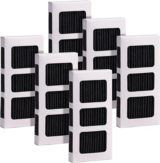 6 Pack Refrigerator Air Filter Replacement for PAULTRA2, Compatible with Pure Air Ultra 2/242047805 / EAP12364179