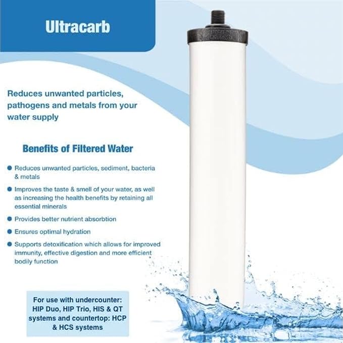 DOULTON-w9123053 10-Inch UltraCarb Ceramic Filter Candle