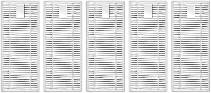 (5 Pack) M310 Replacement HEPA Filters Compatible With Lefant M310 Robot Vacuum Cleaner, Filter Kit, Replacement Parts, Filters Accessories Kit