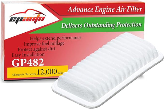 EPAuto GP482 (CA9482) Engine Air Filter Replacement for Toyota Corolla, Matrix (2003-2008),86 Auto Trans (2017-2020),Scion FR-S (2013-2016),tC (2005-2010),Subaru BRZ (2013-2020),Pontiac Vibe 2003–2008