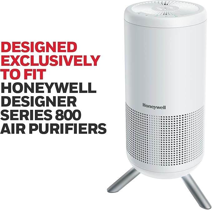 Honeywell HEPA Air Purifier Filter. Air Filter for Airborne Allergens, Wildfire, Smoke, Dust, Pet Dander, Pollen & More. 1- Pack J HEPA Filter for Honeywell HP1830 Air Purifiers, HRFJ830