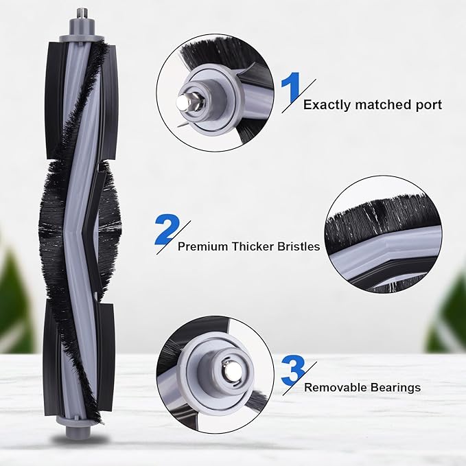 Replacement Parts for Ecovacs Deebot X2 / X2 Omni / X2 Pro / DEX86/ T30S / T30S PRO Robot Vacuum Cleaner - Spare Accessories Kit (Not for T30S COMBO)