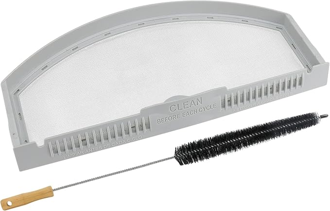 GTD42EASJ2WW GTD33EASK0WW GTX22EASK0WW Dryer Lint Filter Replacement for GE Hotpoint Dryer Lint Trap WE03X23881 GTD84ECPN1DG GTD65EBSJ3WS Stainless Steel Lint Screen for Dryer Parts by Techecook