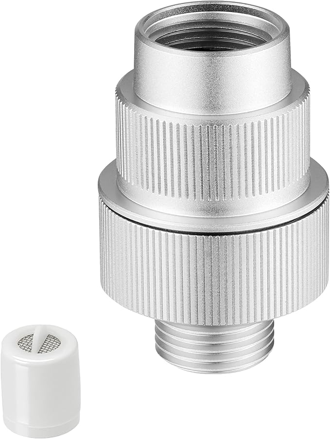 Upgraded 85470 Washing Machine Water Filter, Micron Sediment Inline Filter with Aluminum Alloy Leak-Resistant Filter Head, Includes Replacement Filter, Fits Most Standard Washers