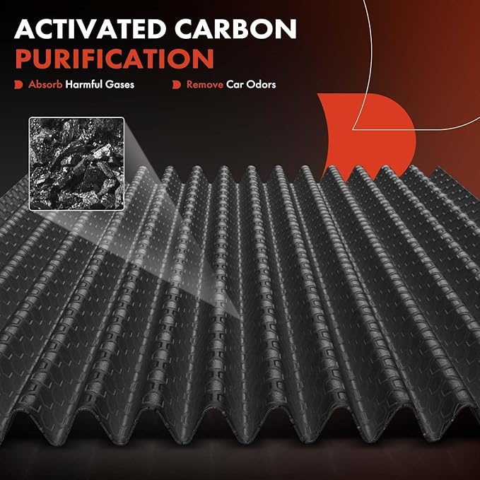 A-Premium Cabin Air Filter with Activated Carbon, Compatible with Hyundai Kona 18-23, Tucson 16-21, Veloster 19-21, Venue 20-23 & Kia Seltos 21-23, Soul 20-23, Sportage 17-22