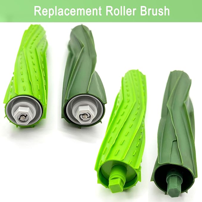Replacement Parts for iRobot Roomba E5 E6 E7 i2 i3 i3+i4 i4+ i5 i5+ i6 i6+ i7 i7+ i8 i8+/Plus i1 E i j Series Robot Vacuum,1 sets of multi-surface roller brushes 4 filters 4 side brushes