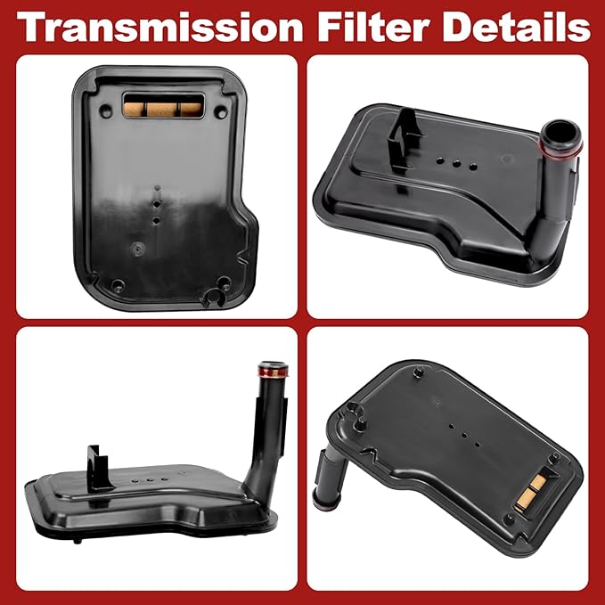 Automatic Transmission Filter Kit Compatible with Express Silverado 1500 2500 3500 Suburban Savana Sierra Yukon CTS Escalade, Replace 24236517,24236933, 6L80E, 6L90E
