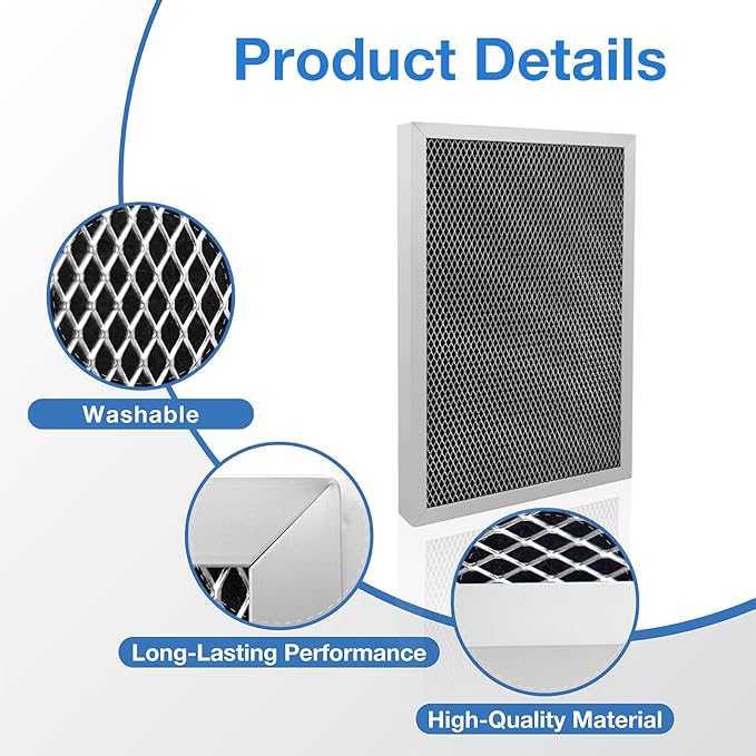 5695 Washable MERV 8 Dehumidifier Filter Compatible with AprilAire Whole-House Dehumidifiers 1820 1820Z E070 E070KZ E070KZM E070N E070T E070Z-2 Pack