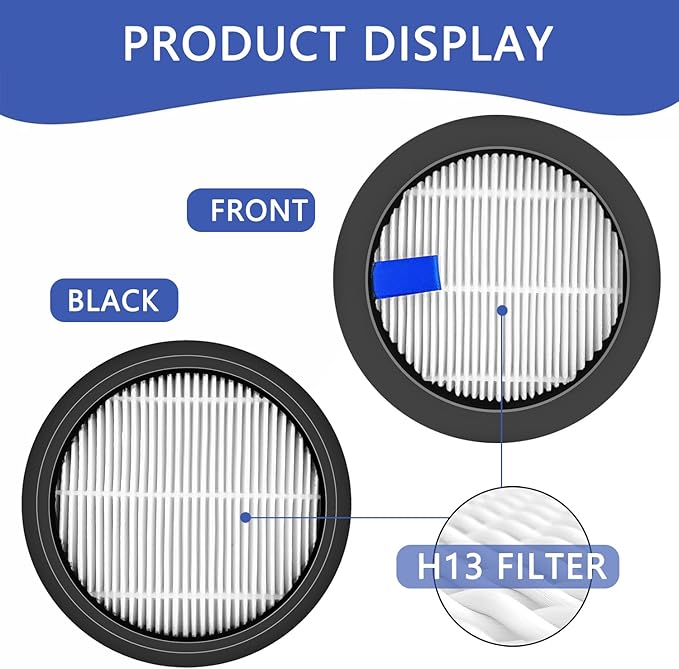 K10 Hepa Filter Replacement Compatible with Eleckeys K10 Cordless Vacuum Cleaner-4PACK