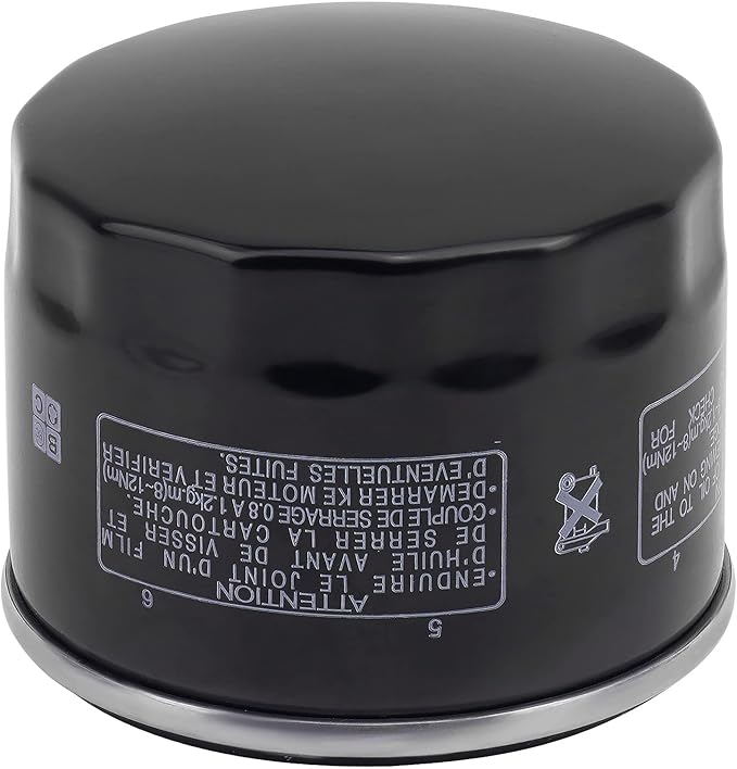 AHL Oil Filter Compatible with BMW F650 F700 F800 F850 GSK81 F750 GSK80 K1200 R1200 R1250 K1300 GS GT R RS 1000 HP4 S1000 RK47 RRK46 RRK67 RR XR Adventure Enduro XEK51 TEK51 Triple Black