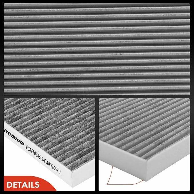 A-Premium 2-PC Engine & Cabin Air Filter with Activated Carbon Compatible with Nissan Sentra 2007-2012 2.0L