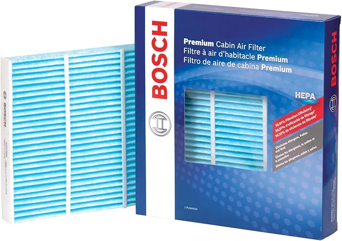 BOSCH 6081C HEPA Cabin Air Filter - Compatible with Select Ford Expedition, F-150, F-150 Lightning, F-250 , F-350 , F-450, F-550 Super Duty; Lincoln Navigator