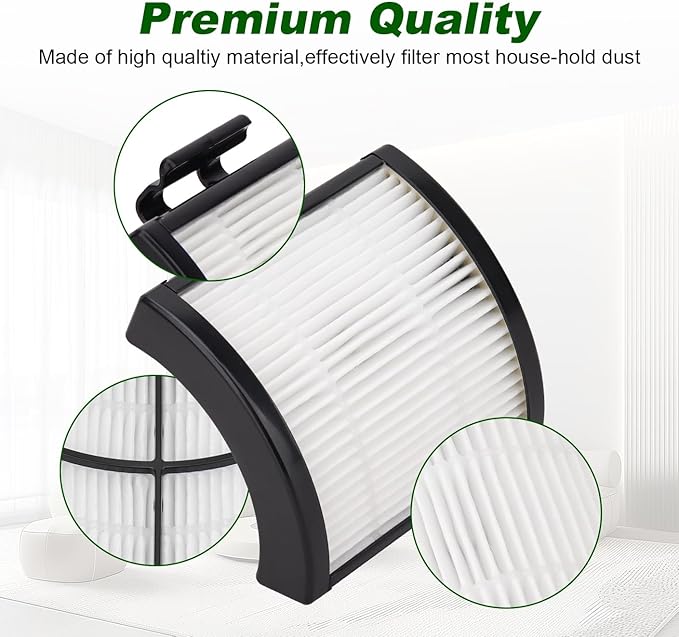 IW3511 BU3521 Filters For Shark IW3511 IW1111 IW1120 Detect Pro Lightweight Cordless Stick Vacuum Cleaner and Shark BU3523 Clean Empty Portable Handheld Vacuum,2 HEPA Filter + 2 Pre-motor Dust Filter
