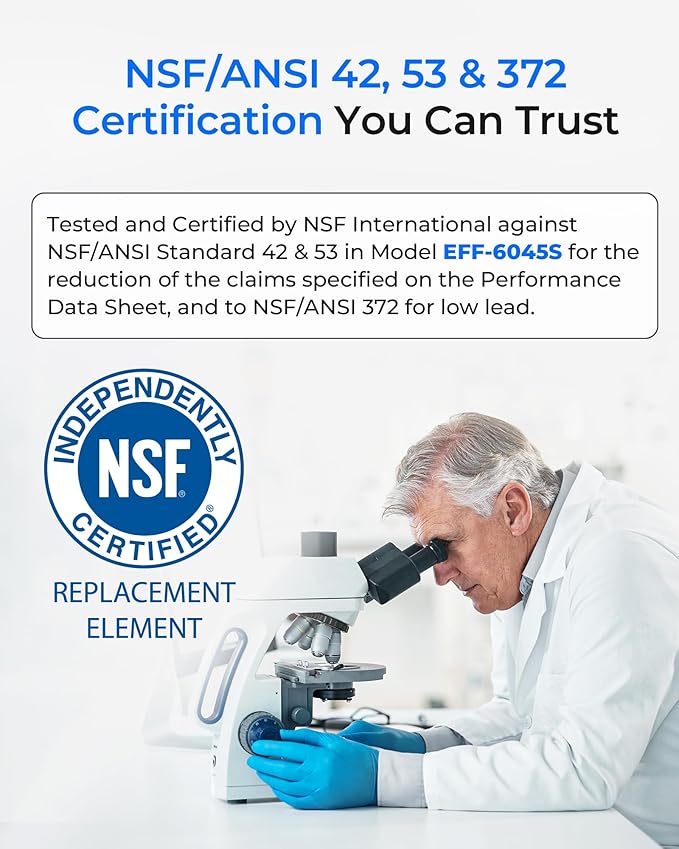 Waterdrop DA97-17376B Replacement for Samsung® HAF-QIN/EXP, DA97-08006C, RF28R7351SG, RF23M8570SR, NSF 53&42 Certified Refrigerator Water Filter, 1 Filters (Package May Vary)