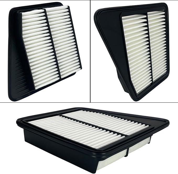 28113-J5100 Engine Air Filter and 087903M000A Cabin Air Filter Set Fit For 2018-2021 Kia Stinger L4 2.0L, 2019-2023 Genesis G70 L4 2.0L