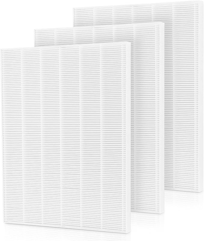 Filter H 5500-2 Replacement Filter For Winix Air Purifier 116130 Replacement Compatible with Winix 5500-2 and AM80 Air Purifier, 3 Pack HEPA Filter Only