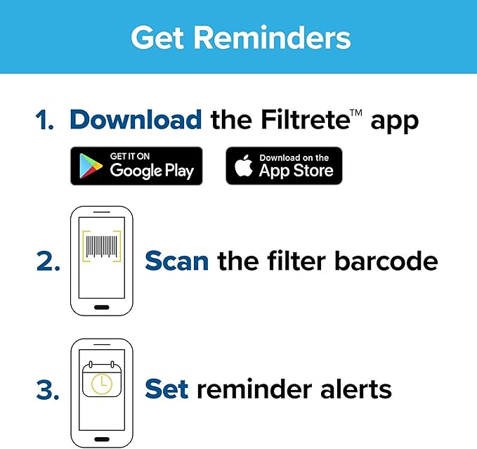 Filtrete ADP01-2PK-2 16x25x4 AC Furnace Air Filter, MPR 1000, Fits Honeywell and Lennox Devices, Micro Allergen Defense Deep Pleat, 2-Pack (Actual Dimensions 15.88 x 24.56 x 4.31), 2 Count