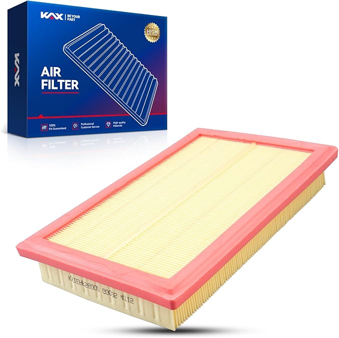 KAX Engine Air Filter, CA11759 Replacement for Mercedes-Benz C300 2015-2018, GLC300 2016-2019, E300 2017-2019, GLC350e, SLC300, SLK300, C350e, Advanced Air Filter Media, Increased Acceleration