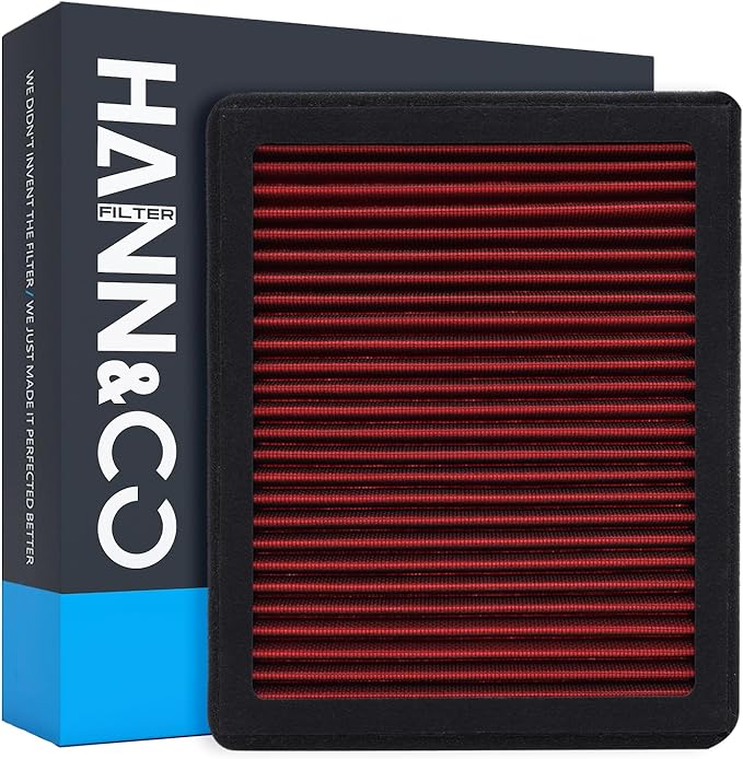 HANN&CO Washable And Reusable High Flow Cabin Air Filter，Greater Than 15 Years of Service Life，Suitable For Ford Explorer，Taurus，Flex；Lincoln MKT，MKS Replacement CF11176，VF1011（HCC2121-X）