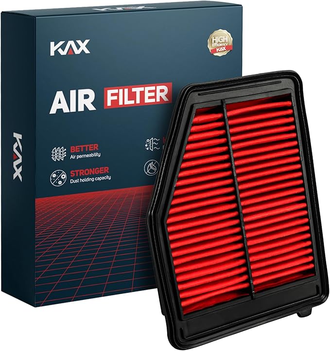 KAX CA11113 Premium Engine Air Filter, Replacement for Acura ILX 2013 2014 2015 2.0L, Honda Civic 2012 2013 2014 2015 1.8L, Advanced Air Filter Media, Increased Acceleration
