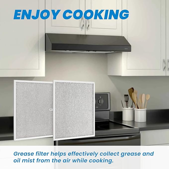 Range Hood Filter - Compatible with NuTone Allure WS1 QS2 and Broan QS1 30" Range Hoods - replace Broan Model BPS1FA30, 99010299-2 Pack