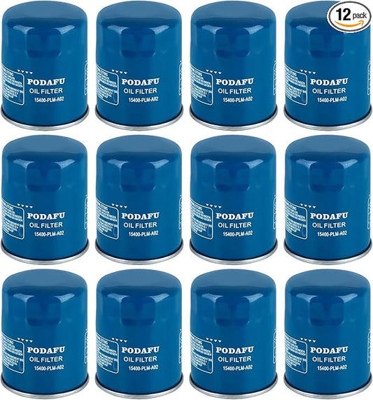 15400-PLM-A02 Oil Filter for Honda Acura TLX RDX Civic Pilot Replaces 15400PLMA02 15400-RTA-003 15400-RTA-002(12PCS)