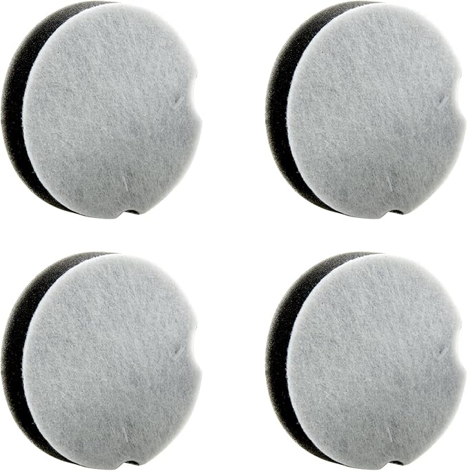 4 Pack Filter Replacement for Bissell PowerForce Compact Lightweight Vacuum Cleaner 1520 2112, Compatible with Bissell Turbo Bagless 2690 Cleanview 3508 Cleaner, Compare to Part #1604896/160-4896