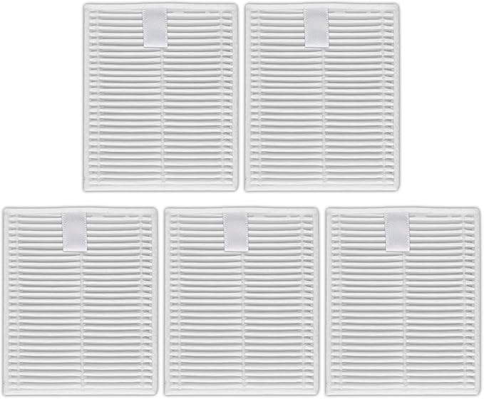 (5 Pack) Q7M5, Q7M5+, Q7L5, Q7L5+ Replacement HEPA Filters for Roborock Q7 M5, Q7 M5+, Q7 L5/ L5+ Robot Vacuum, Filters Accessories Kit, Upright Filter, HEPA Filter Accessories, Canister Filter