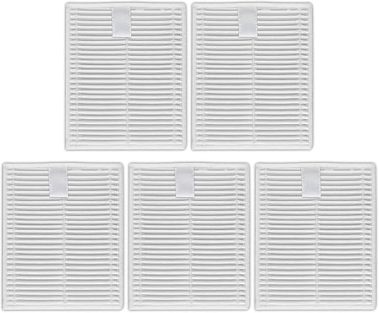 (5 Pack) Q7M5, Q7M5+, Q7L5, Q7L5+ Replacement HEPA Filters for Roborock Q7 M5, Q7 M5+, Q7 L5/ L5+ Robot Vacuum, Filters Accessories Kit, Upright Filter, HEPA Filter Accessories, Canister Filter