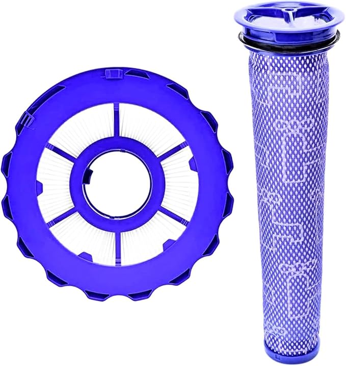 SCREENTRONICS Pre & Post Motor HEPA Filters Compatible Replacement for Dyson DC40 Light/Slim Ball Animal Multi Floor Origin and Total Vacuum Cleaner Part # 923587-02, 922676-01 (1 Pack)