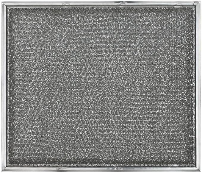 American Metal Filter RBF0901 Aluminum Mesh Grease Filter - 9" x 10-1/2" x 3/32" with Basket - 2 Pack - Wash and Reuse - Compatible with WB2X8391