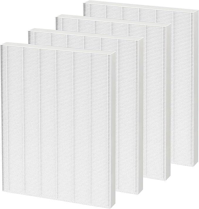4-Pack D480 True HEPA D4 Replacement Filters Compatible with Winix D480 Air Cleaner Purifier, Item Number 1712-0100-00, Filter D4