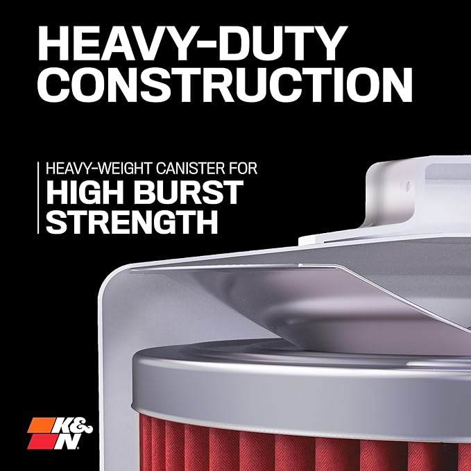 K&N Motorcycle Oil Filter: High Performance, Premium, Designed to be used with Synthetic or Conventional Oils, Wrench Off Nut: Fits Select BMW Motorcycles, KN-164
