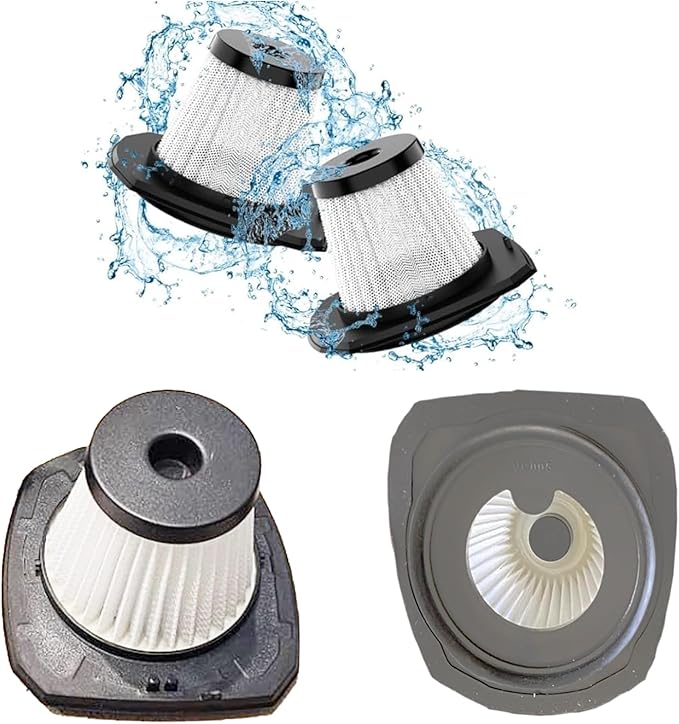 3 pack Hepa Filters Replacement Compatible with TROIZO VC005 Car Vacuum, Handheld Vacuum Filters Works with TROIZO Vac, Washable Hepa Filters for Installing on TROIZO Cordless Vacuum.