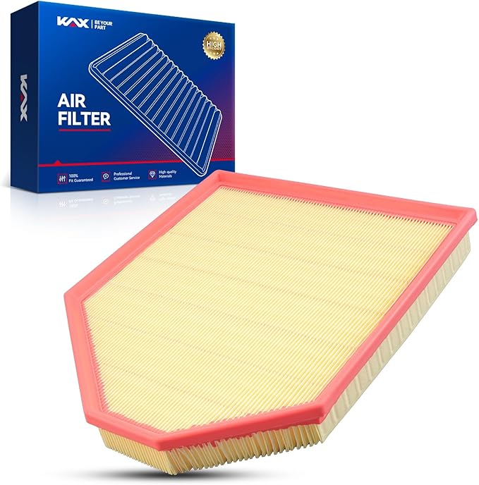 KAX Engine Air Filter, CA11422 Replacement for BMW X3 2011 2012 2013 2014 2015 2016 2017, X4 2015-2018, Advanced Air Filter Media, Increased Acceleration
